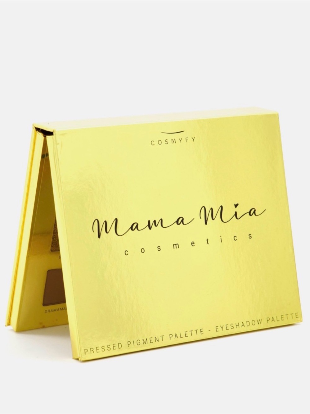New Cosmyfy Mama Mia Pressed Pigment Eyeshadow Palette 12 Color With Mirror